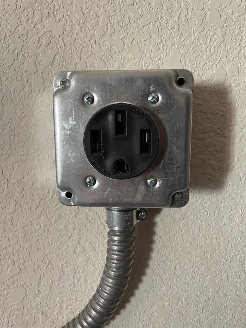 NEMA 14-50 outlet installed for Smart Home Electrical in White Center